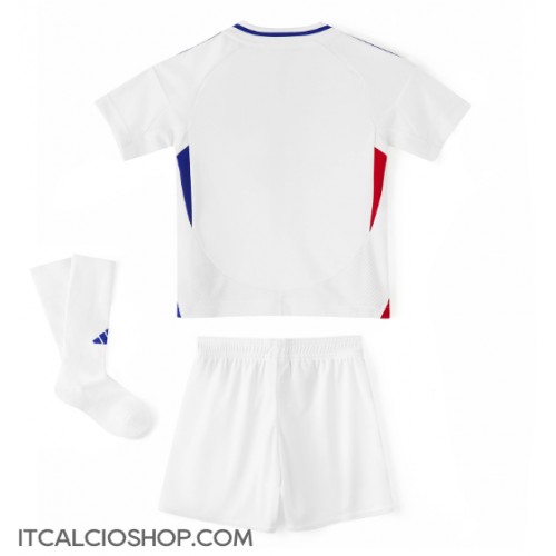 Olympique Lyonnais Prima Maglia Bambino 2024-25 Manica Corta (+ Pantaloni corti)